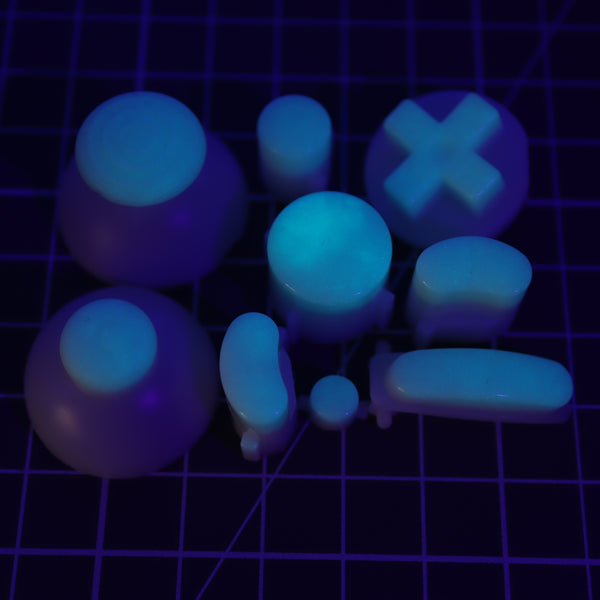 Lab Fifteen GameCube Custom Buttons Glow Aqua