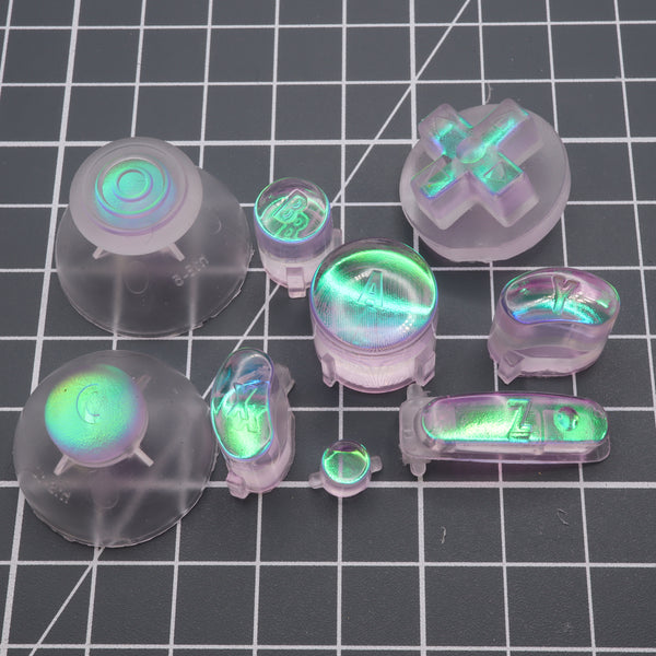 Lab Fifteen GameCube Custom Buttons Cool Opal
