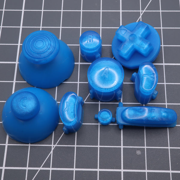Lab Fifteen GameCube Custom Buttons Blueberry Candy
