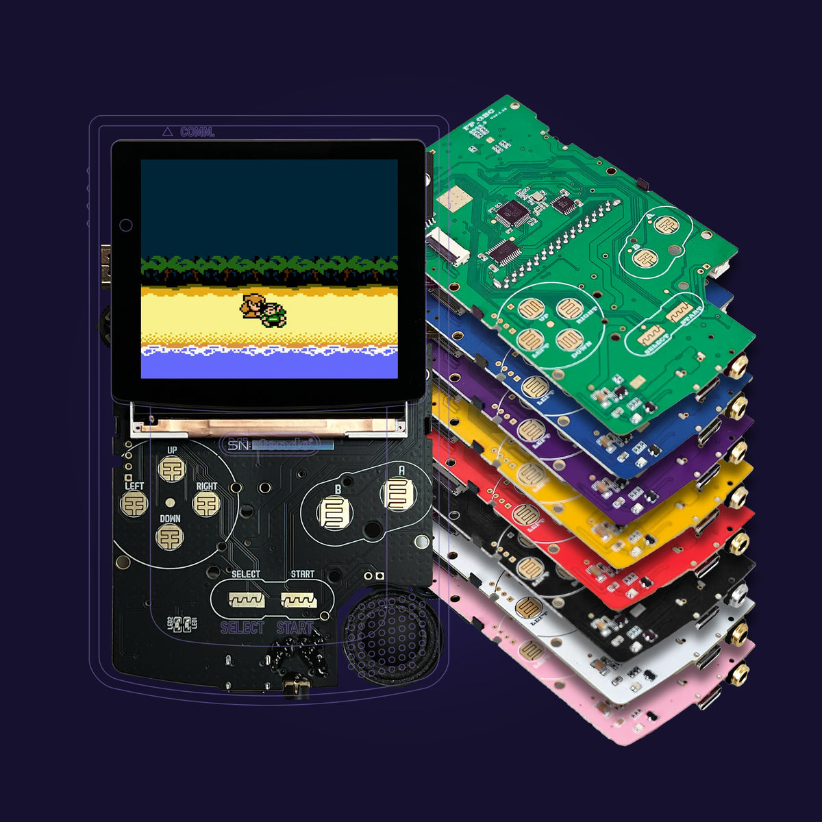 Furby Fake Altoparlante Trasparente Di Ricambio Per Game Boy Color - Alta Qualità, Compatibile Con Nintendo, Colore Chiaro Altoparlante Colorato FunnyPlaying - Foto 10