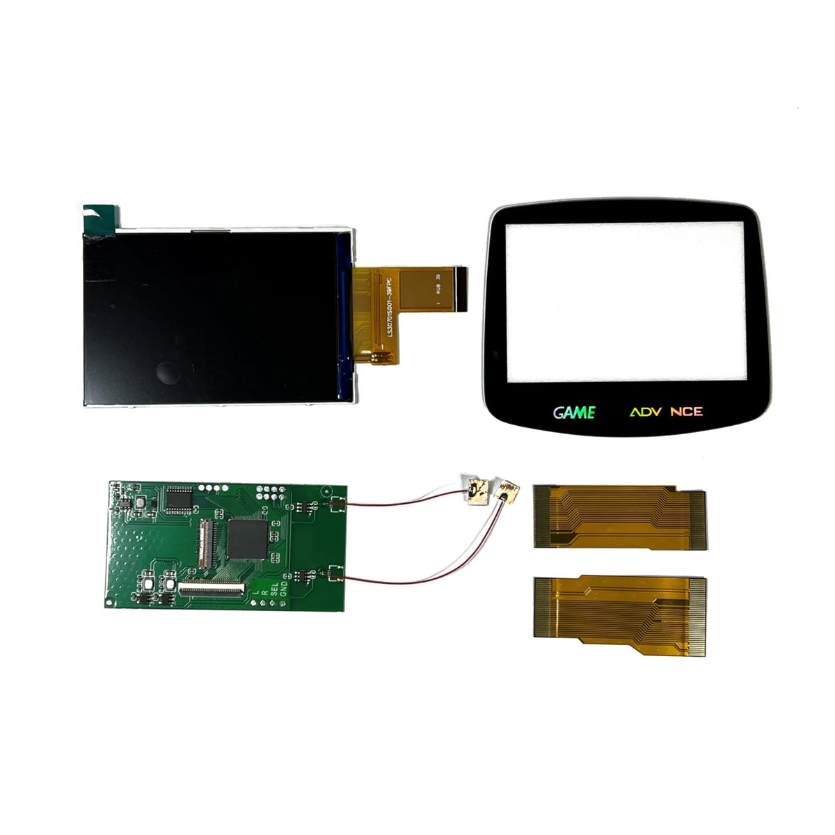 Gameboy Advance SP V5 Retroilluminazione Laminata IPS LCD Kit Per GBA - Foto 7