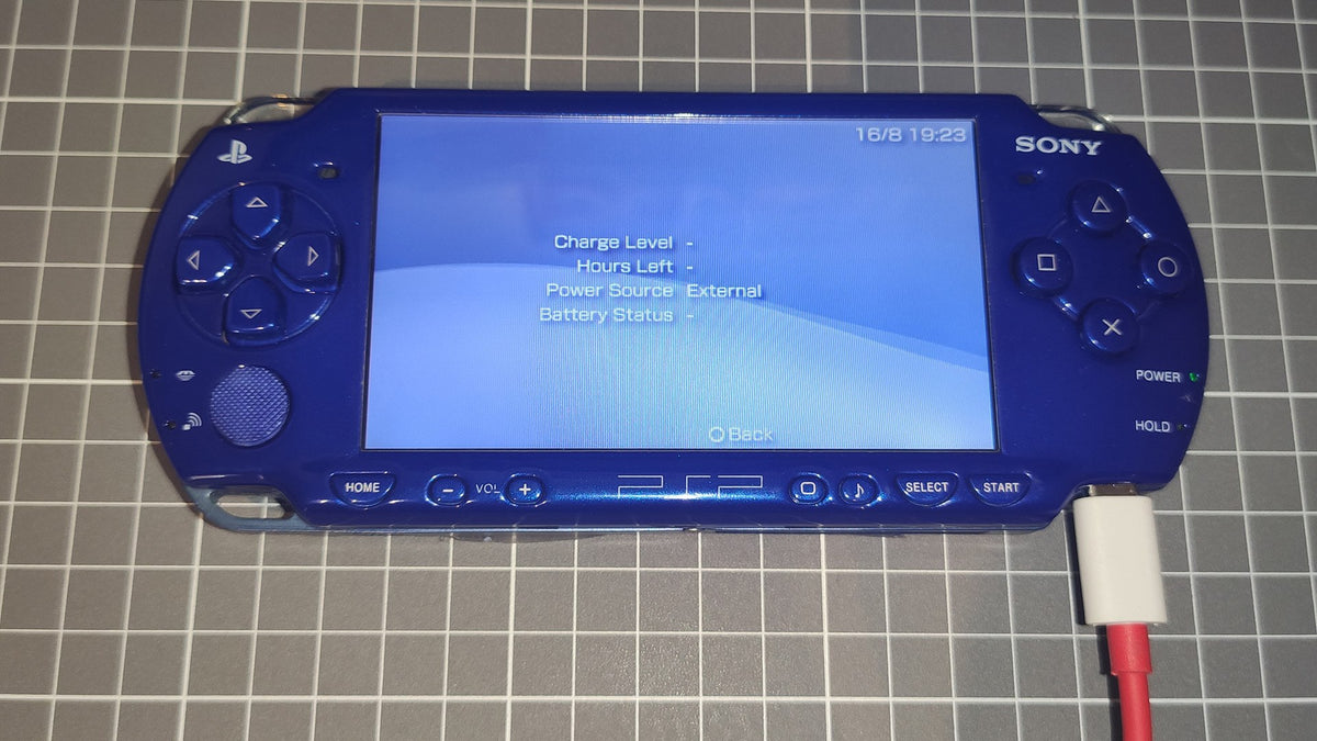 PSP 2000 Blue Console with sold charger