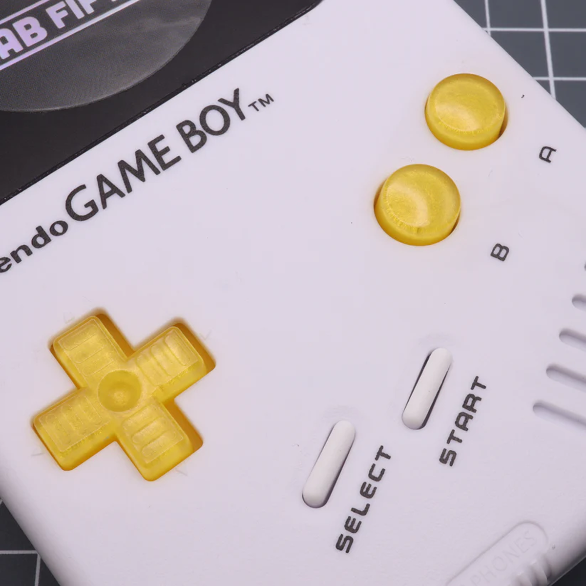 DMG Custom Buttons Lemon Candy Retro Game Repair Shop