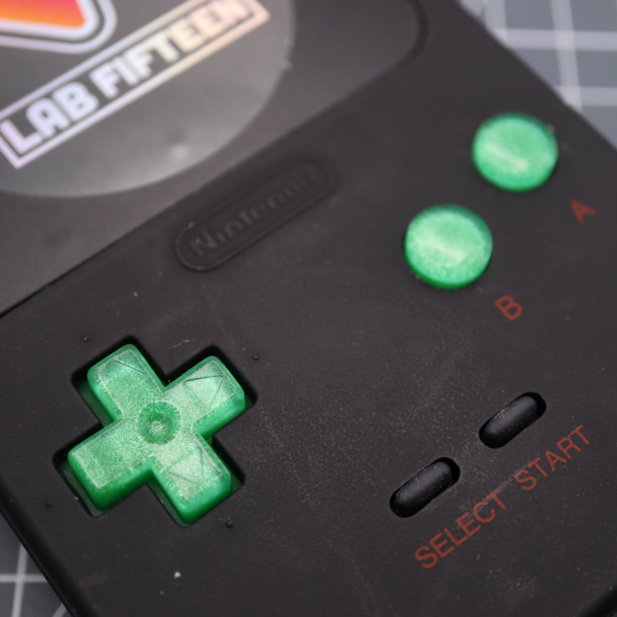 Game Boy Pocket Custom Lime Candy Buttons Retro Game Repair Shop