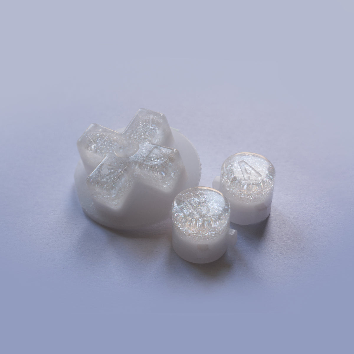 Game Boy Advance Custom Pearl White Buttons Retro Game Repair Shop