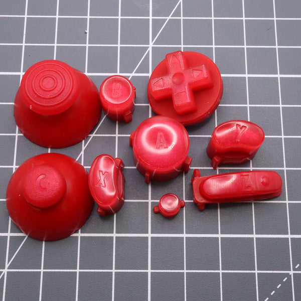 Lab Fifteen GameCube Custom Buttons Strawberry Candy