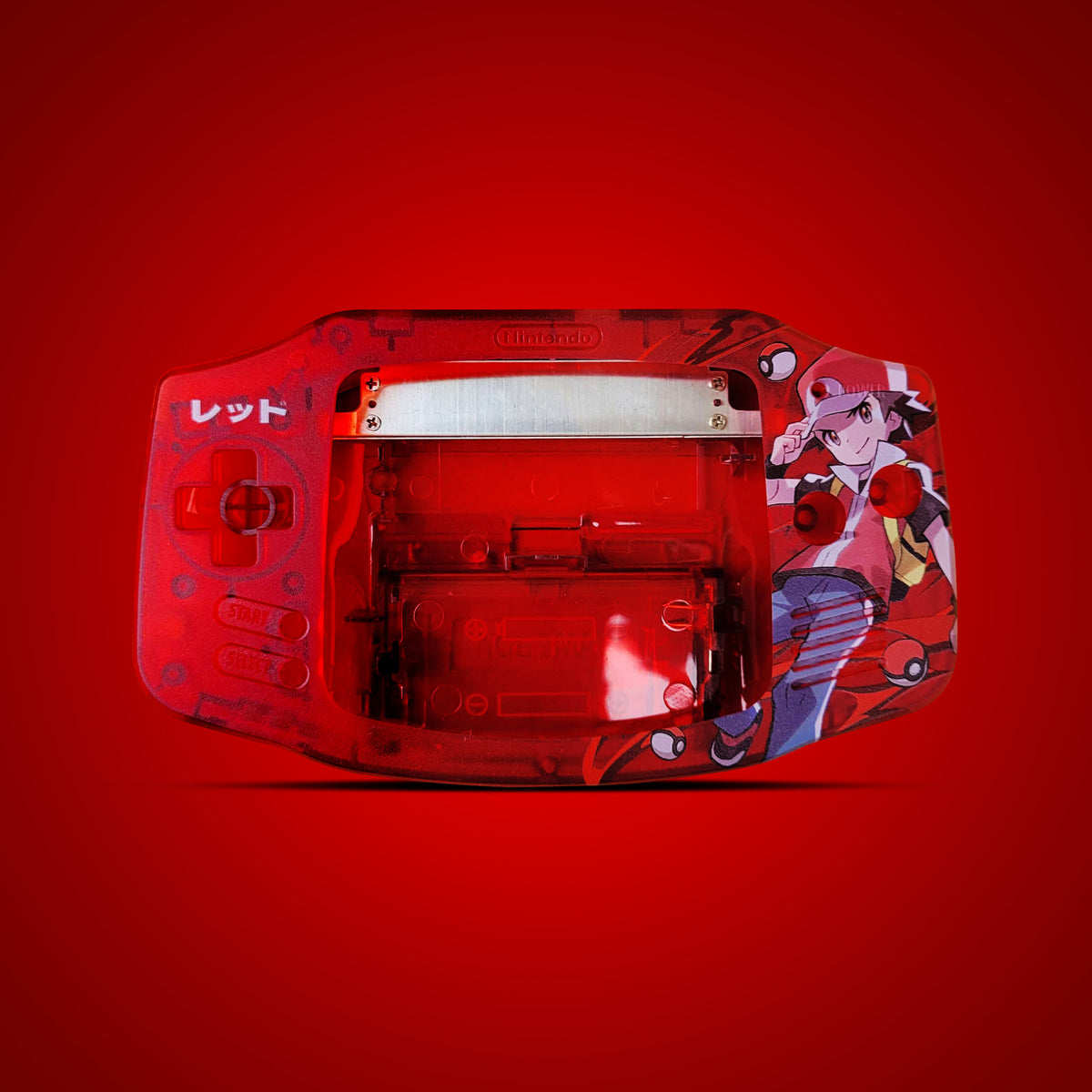 FunnyPlaying Game Boy Advance UV Printed Laminated Ready Shell Train