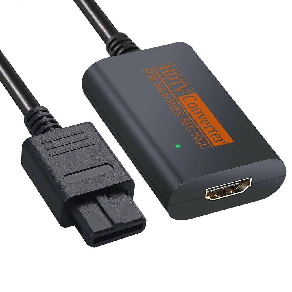 HDMI Adapter Converter Cable Compatible with Nintendo 64 /Gamecube