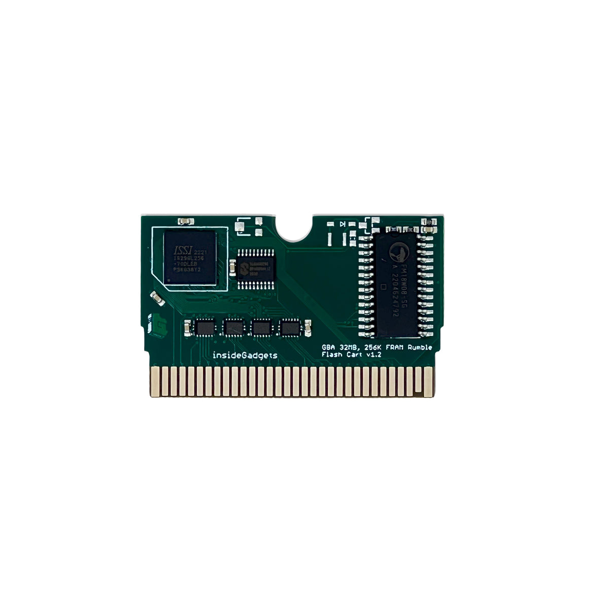 InsideGadgets GBA 32MB, 256Kbit FRAM Save, Flash Cart (Rumble