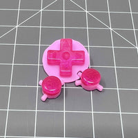 Game Boy Color Custom Raspberry Candy Buttons