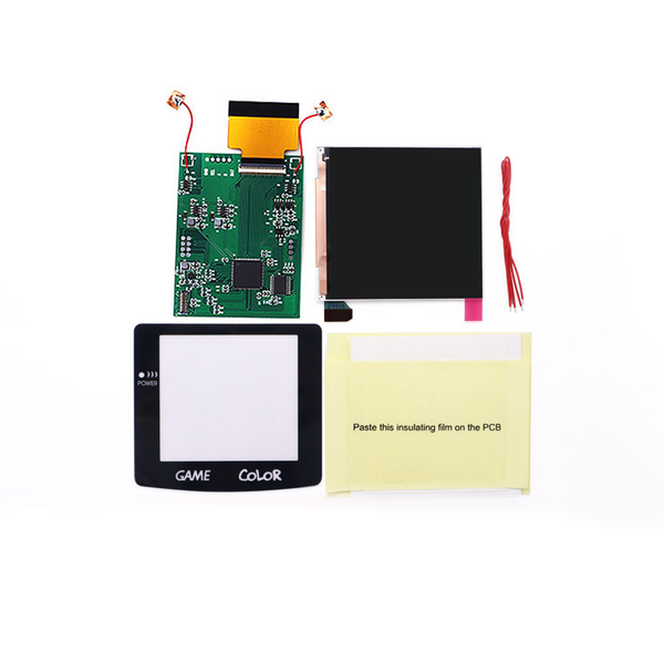 Game Boy Color Q5 OSD IPS Kit with Color Changing Logo - Hispeedido