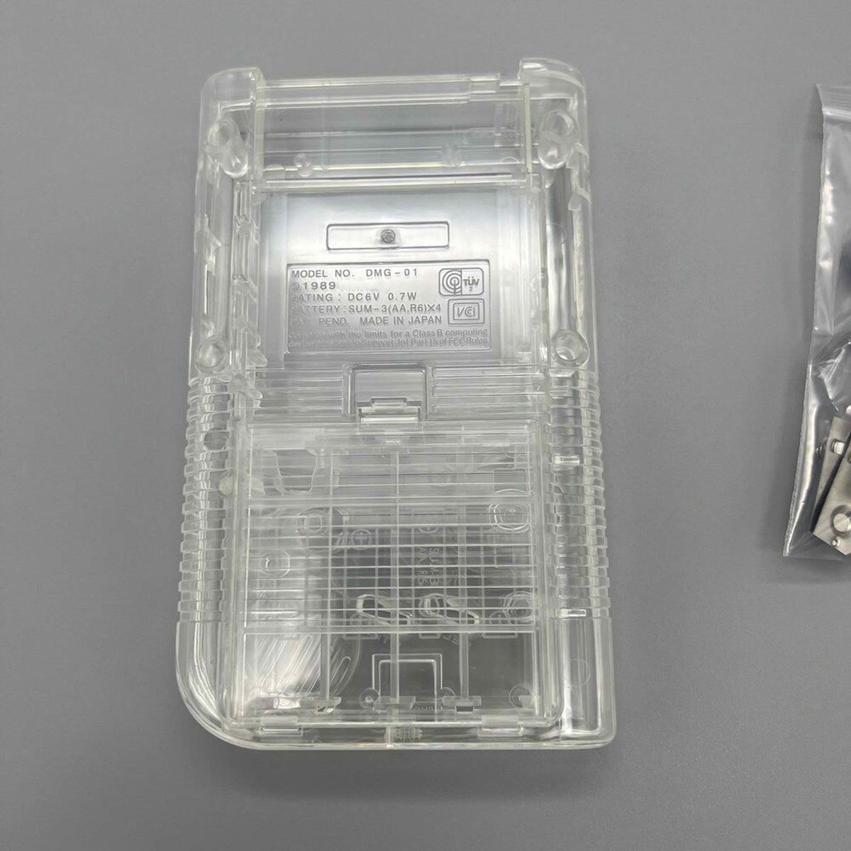 Housing Original Nintendo GB Game Boy Shell clear blue glow in the dark DMG-01 Housing Original Nintendo GB Game Boy Shell clear blue glow in the dark DMG-01