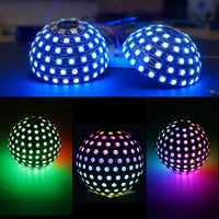 DIY RGB LED Light Ball Kit Solder and Coding Practice