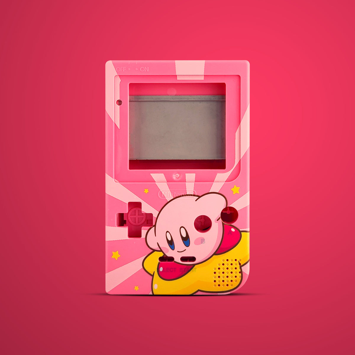 Pink Kirby Gameboy Game Boy Pocket UV Printed IPS Ready Shell