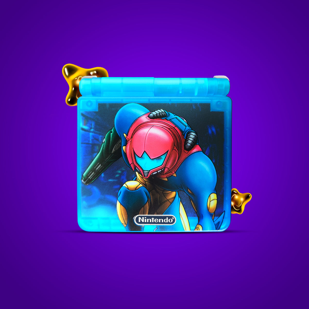 Game Boy Advance SP UV Printed IPS Ready Shell Metroid Fusion