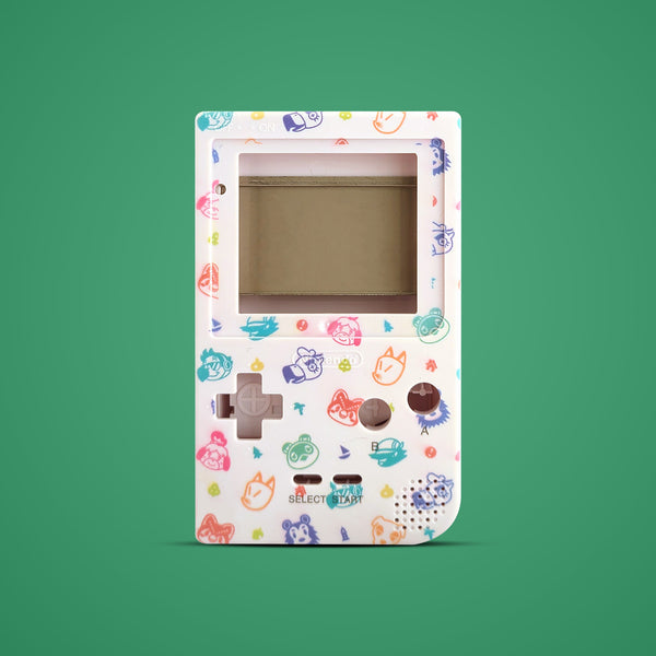 Game Boy Pocket UV Printed IPS Ready Shell - Forest Friends