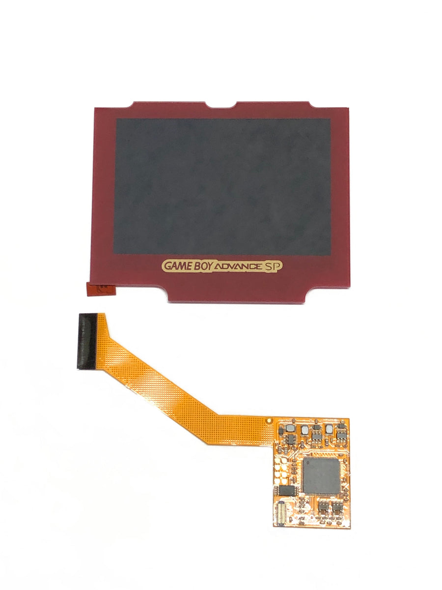 Sp Ags 101 Gba Sp Backlight Mod Ags 101 Screen In Ags 001 Game Boy