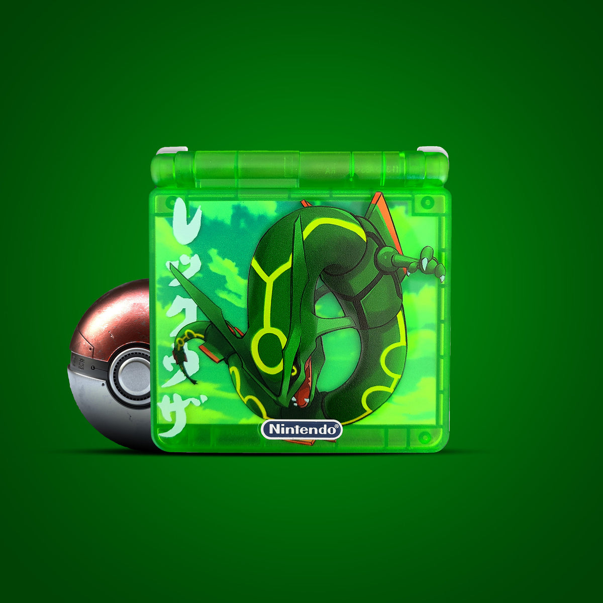 Nintendo Gameboy Advance Sp Gba Rayquaza Ips V3 900mah 