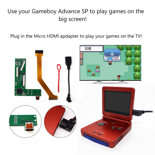 Game Boy Advance SP HDMI Out Kit - Hispeedido
