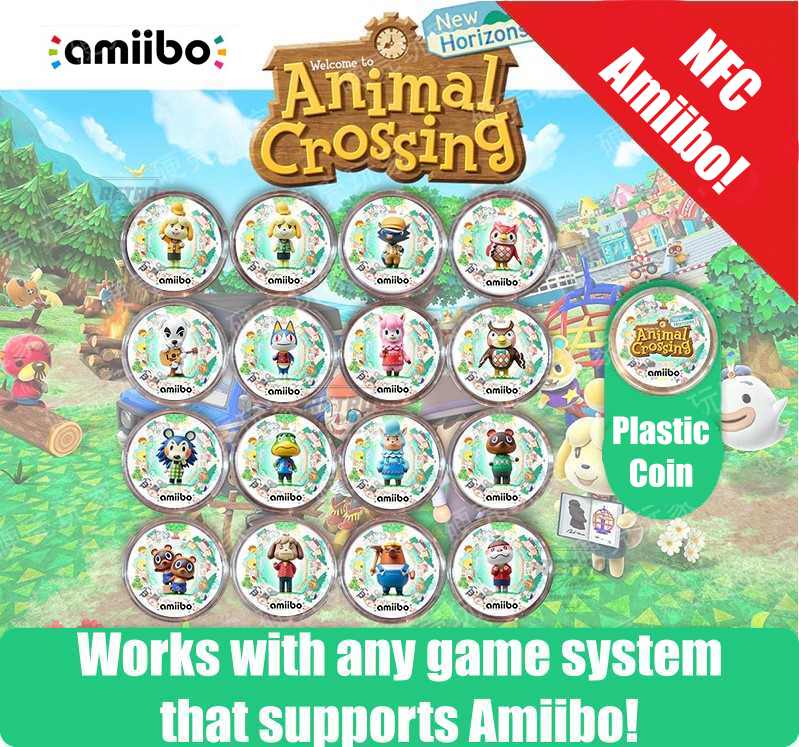 animal crossing amiibo card booster box Animal Crossing: New Horizons Amiibo NFC Coin 16 piece full set – Retro Game Repair Shop