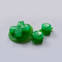 Game Boy Color Custom Lime Candy Buttons