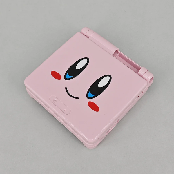 FunnyPlaying Game Boy Advance SP Kirby Shell
