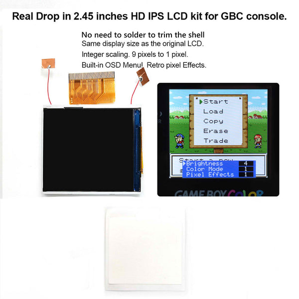 8 Colori Luminosà GBA V2 IPS Retroilluminazione LCD Mod E - Foto 8