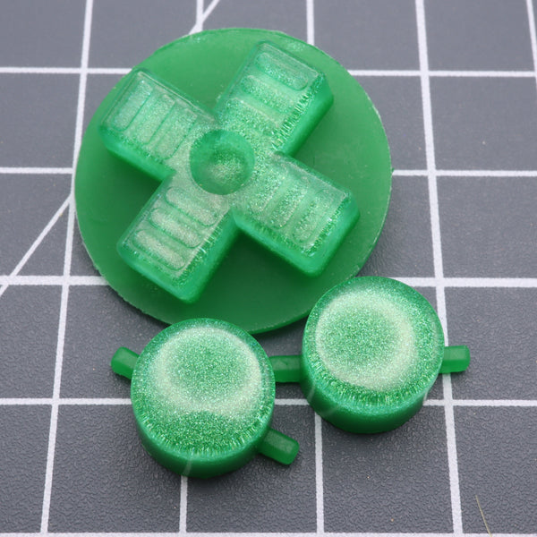 NES Custom Buttons Lime Candy