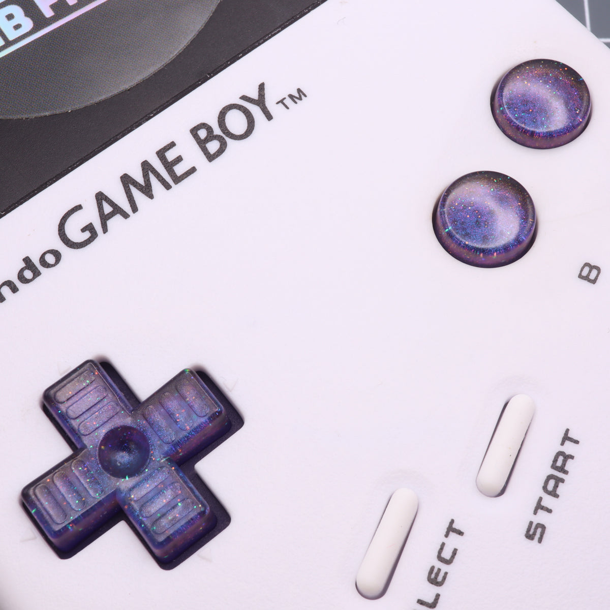 DMG Custom Buttons Comsic Purple – Retro Game Repair Shop LLC