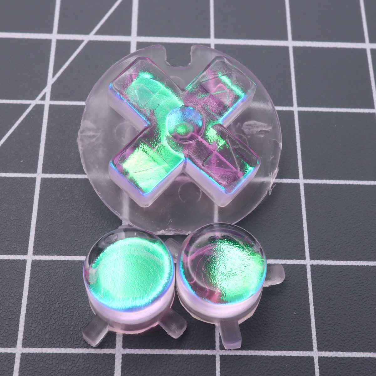 Game Boy Pocket Custom Cool Opal Buttons Retro Game Repair Shop