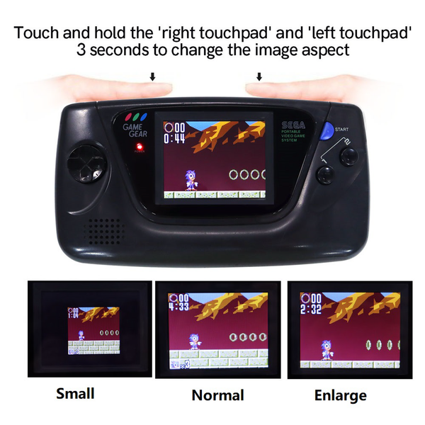 lcd game gear Game Gear Backlight Kit with Touch Sensor