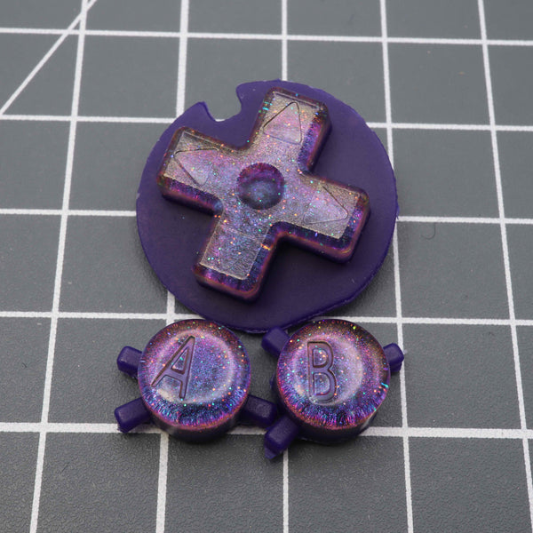 Game Boy Color Custom Cosmic Purple Buttons