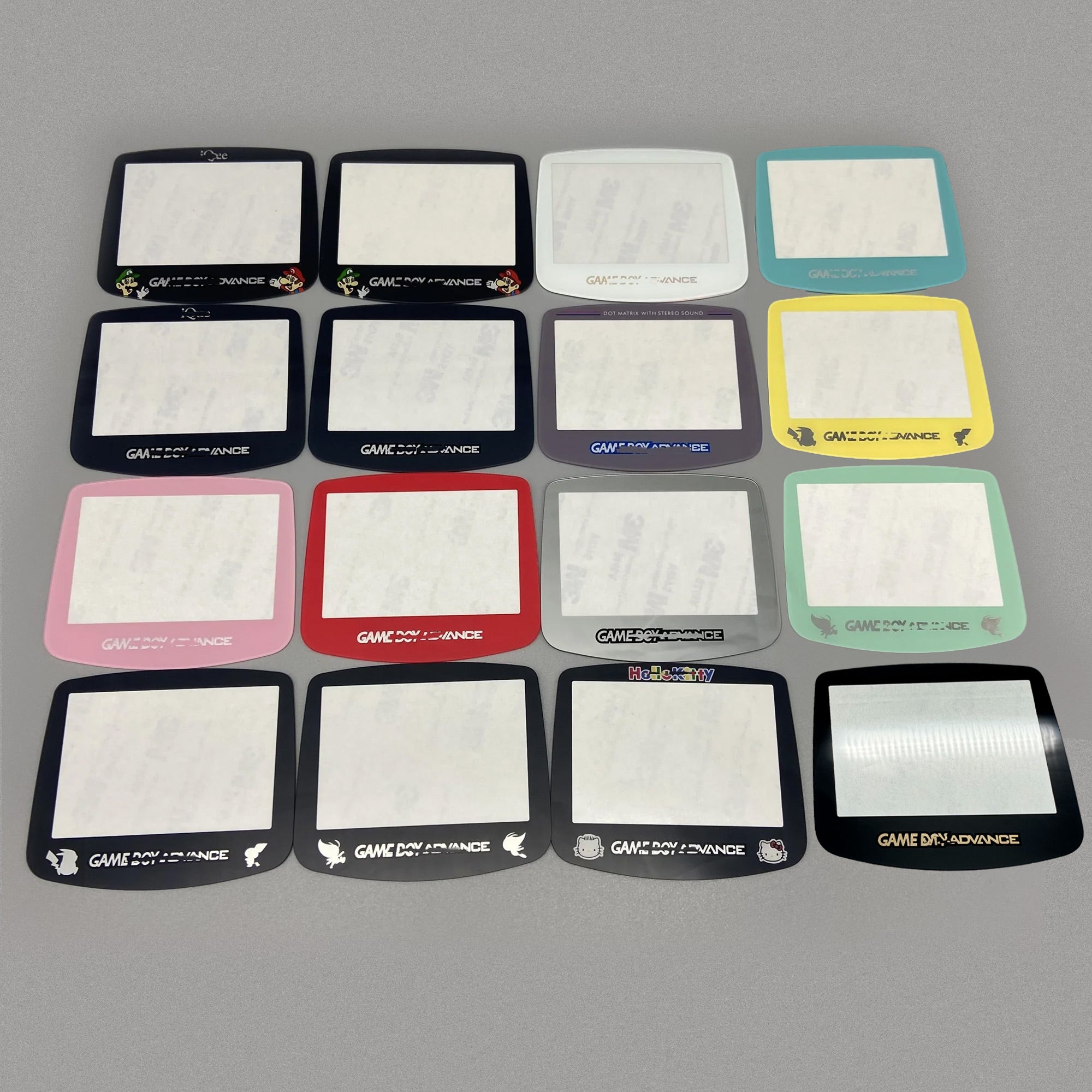 3-Pack Game Boy Advance Screen Lens Protectors – Original GBA, Unbranded, Hong Kong