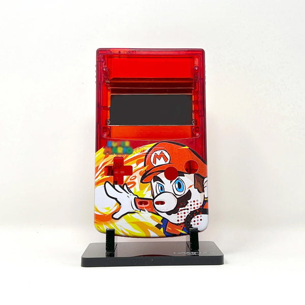 FunnyPlaying Game Boy Color Q5 Laminated IPS Ready UV Printed Shell Mario