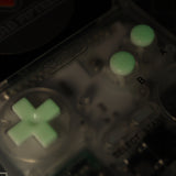 Game Boy Pocket Custom Glow Green Buttons