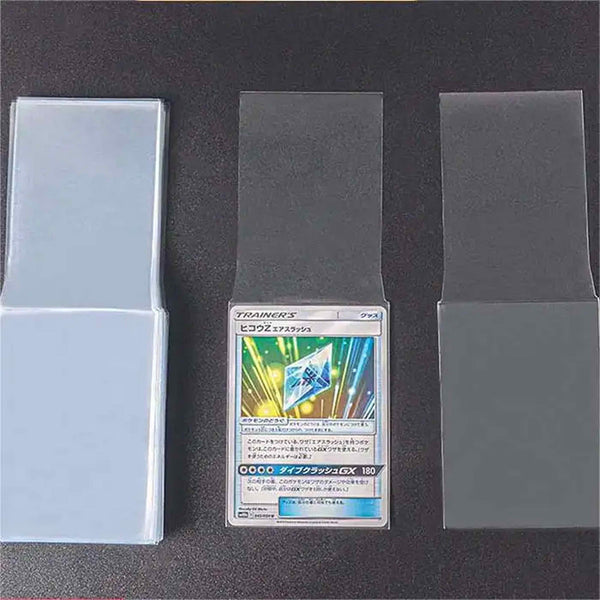 trading card sleeve protectors Durable Trading Card Sleeves Protectors 100PCS – Retro Game Repair Shop