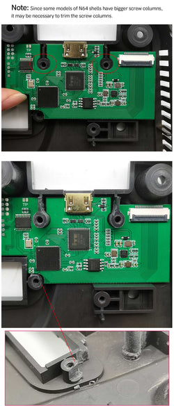 klo Athletic Bortset N64 HDMI-Compatible Mod Kit – Retro Game Repair Shop LLC