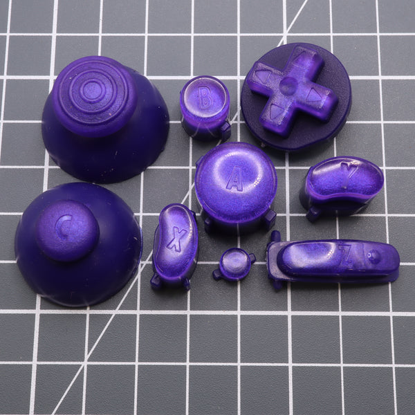 Lab Fifteen GameCube Custom Buttons Grape Candy
