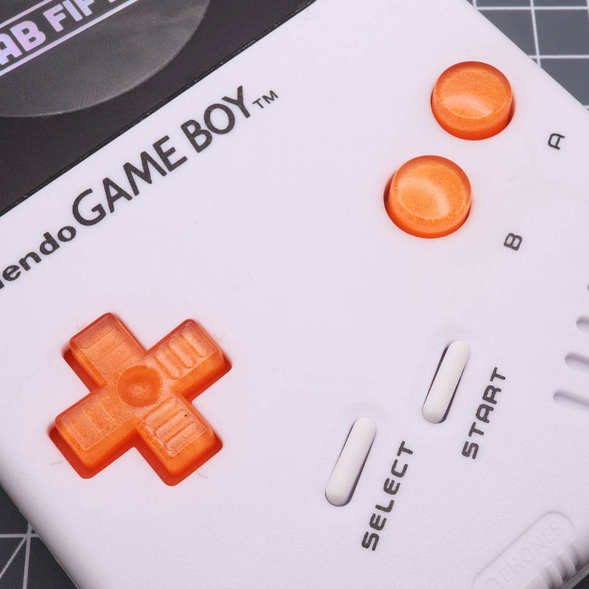 DMG Custom Buttons Orange Candy – Retro Game Repair Shop