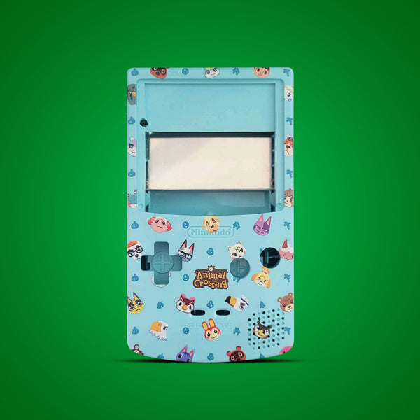 Game Boy Color UV Printed 2.0 Laminated Q5 IPS Ready Shell - Animal Crossing