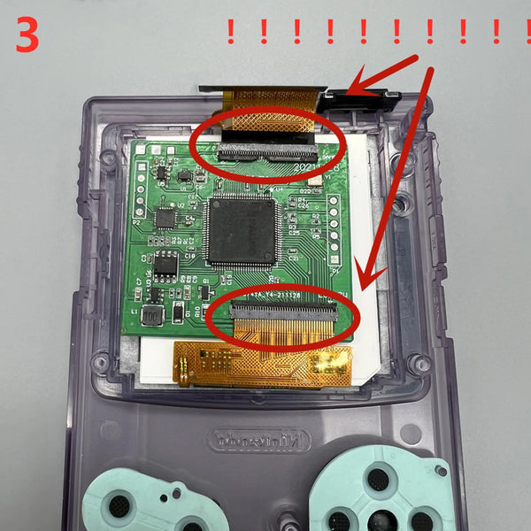 Game Boy Color 2.45 Laminated Backlight LCD Kit – Retro Game Repair Shop
