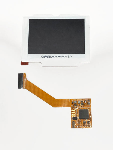 Game Boy Advance SP IPS Backlight Kit with White Screen Lens for