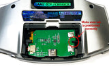 GBA Game Boy Advance 1500mAh USB-C Rechargeable Battery Mod