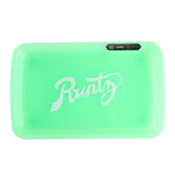 Runty LED Rolling Glow Light Up Tray Rechargeable USB-C Newest Version Green