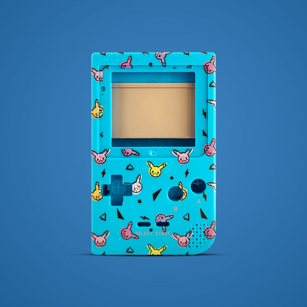 Game Boy Pocket UV Printed IPS Ready Shell - Pika Moods