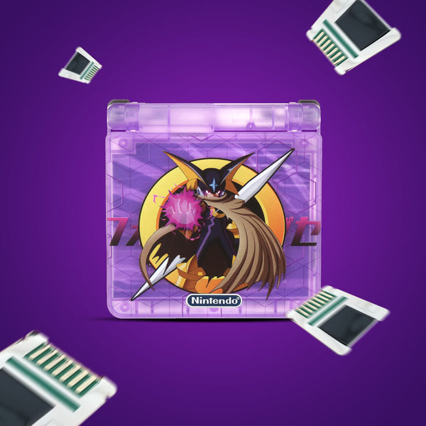 Gameboy Sp Mega Man Shell Game Boy Advance SP UV Printed IPS Ready Shell Mega Man Battle Network ...