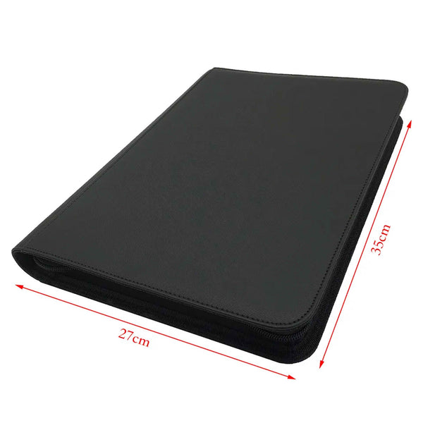 Side Loading Card Binder 360 Pockets with Zipper Retro Game Repair Shop Side Loading Card Binder 360 Pockets with Zipper Retro Game Repair Shop