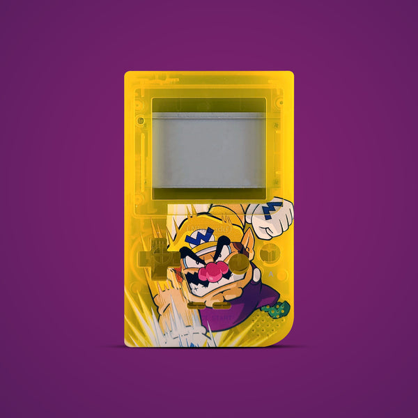 Game Boy Pocket UV Printed IPS Ready Shell - Wario