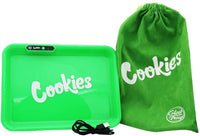 Cookies LED Rolling Glow Light Up Tray Rechargeable USB-C Newest Version Green
