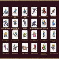 Complete 24 Pieces Zelda with Storage Book Amiibo NFC Cards - BOTW